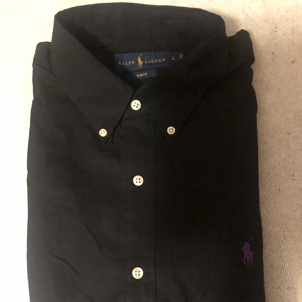 Men’s Ralph Lauren Slim Fit Poplin Shirt
